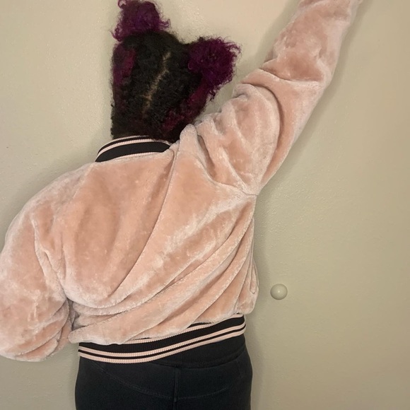 NWT Champion pink bomber jacket. Size small. - Picture 4 of 4